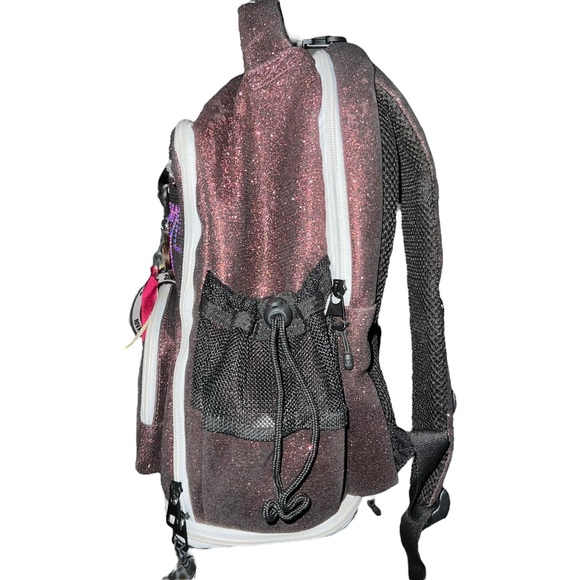 Rebel Athletic Backpack Rebel Dream Maroon With White Zipper Bag - Picture 14 of 16